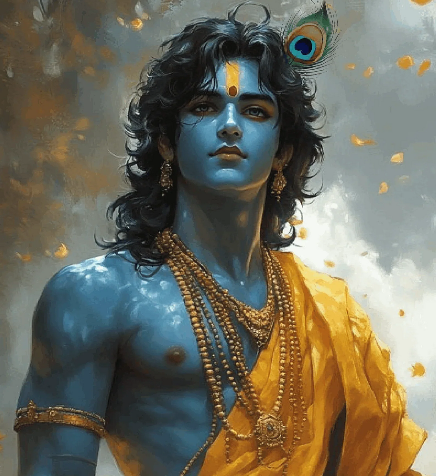 Mor Pankh Dhari Krishna Bal Shaali